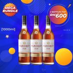 Mega Big Bundle - Courvoisier V.S.O.P Cognac [1000ML] x 3