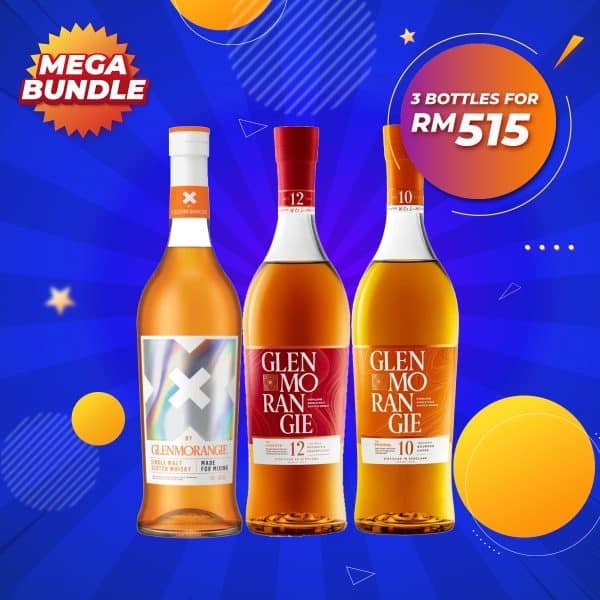 Mega big bundle - glenmorangie bundle highland single malt [700ml] x 3