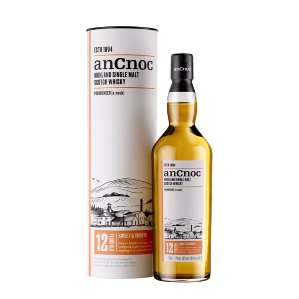 Ancnoc 12 years highland single malt scotch whisky [700ml]