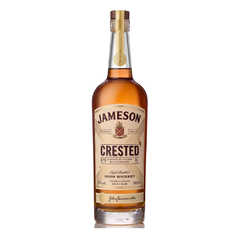 Jameson crested ten irish whisky [700ml] bottle