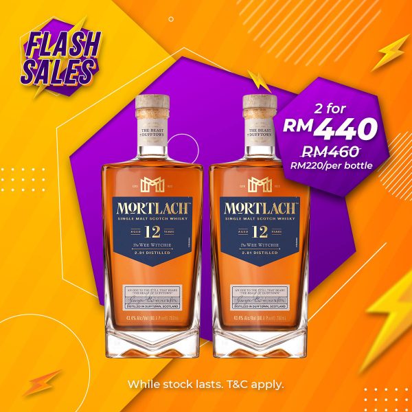 Flash sale - mortlach 12 years speyside single malt scotch [700ml] x 2