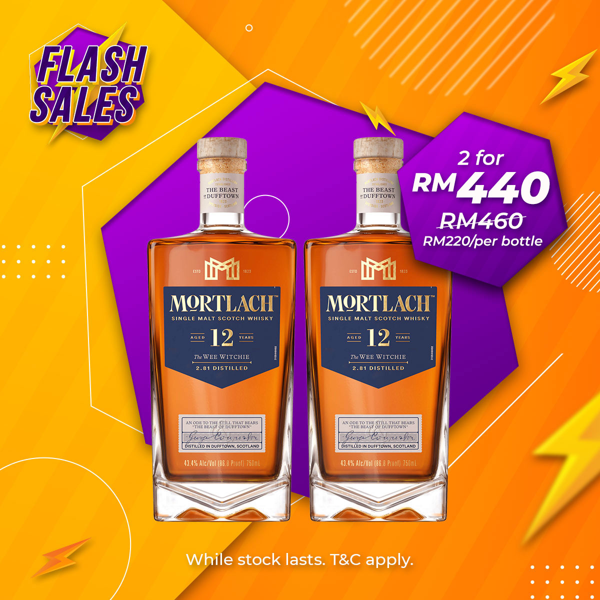 Flash Sale - Mortlach 12 Years Speyside Single Malt Scotch [700ML] X 2