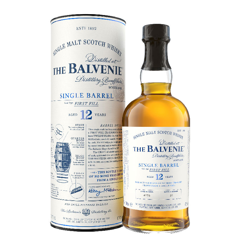 Balvenie 12 years single barrel first fill [700ml] bottle