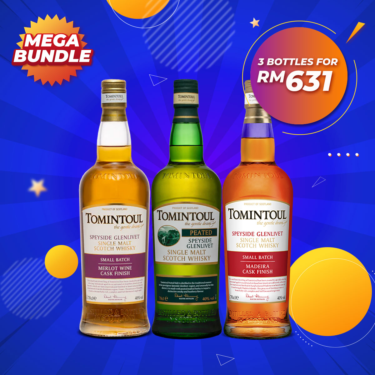 Mega Big Bundle - Tomintoul Bundle No. 1 [700ML] x 3