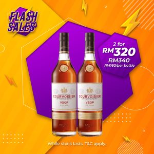 Flash Sale - Courvoisier V.S.O.P Cognac [750ML] x 2