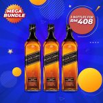 Mega Big Bundle - Johnnie Walker Black Label 12 Years Blended Scotch [750ML] x 3