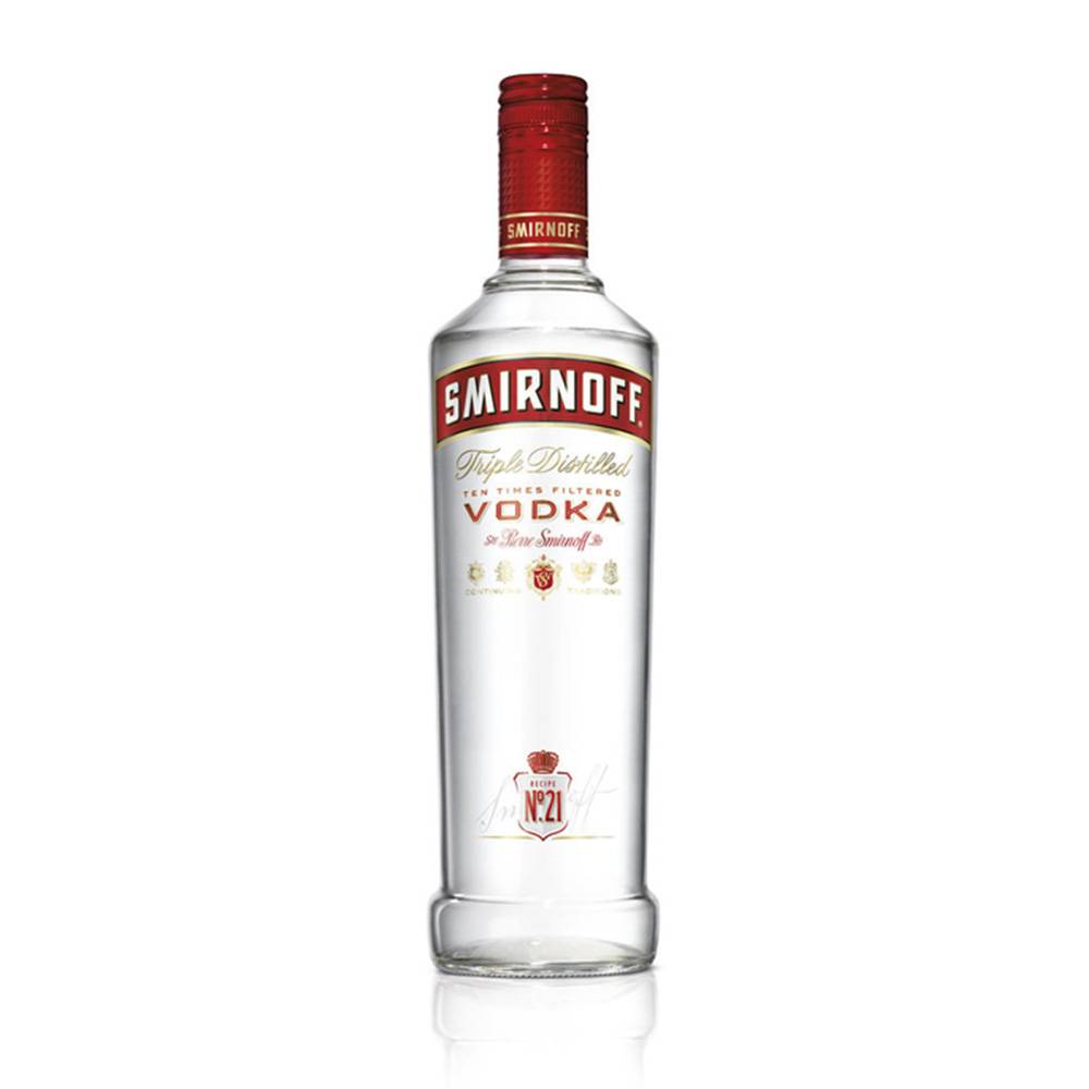 Smirnoff red triple distilled vodka 750ml available at mr. Chow malaysia