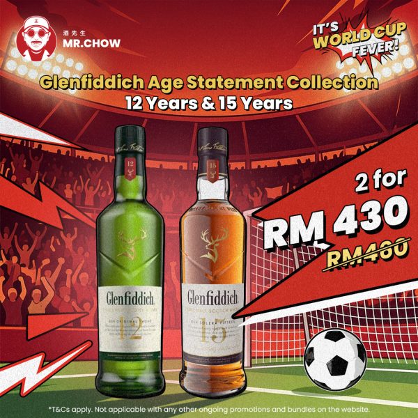 Glenfiddich age statement collection – 12 years & 15 years