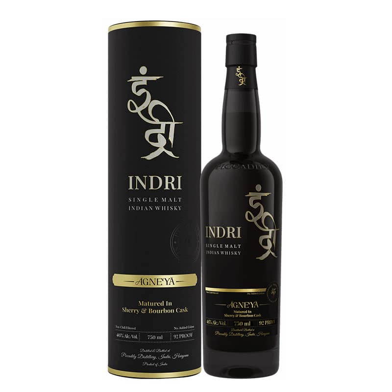 Indri Agneya Indian Single Malt Whisky [700ML]