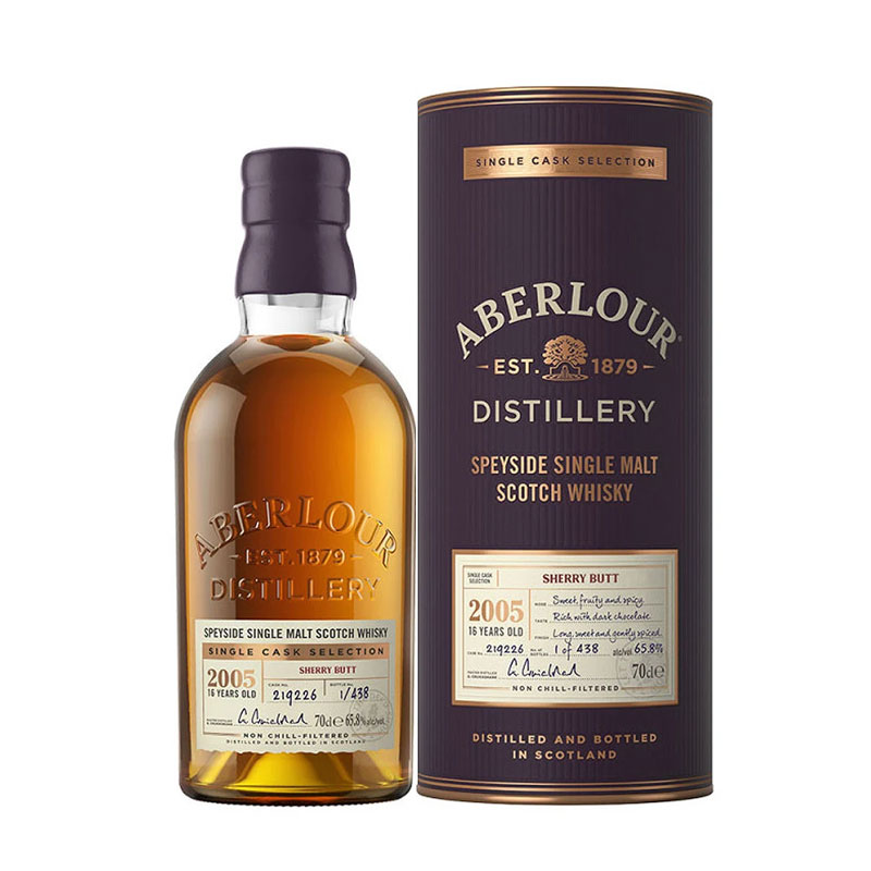 Aberlour 16 Years Single Cask 2005 Sherry Butt [700ML]