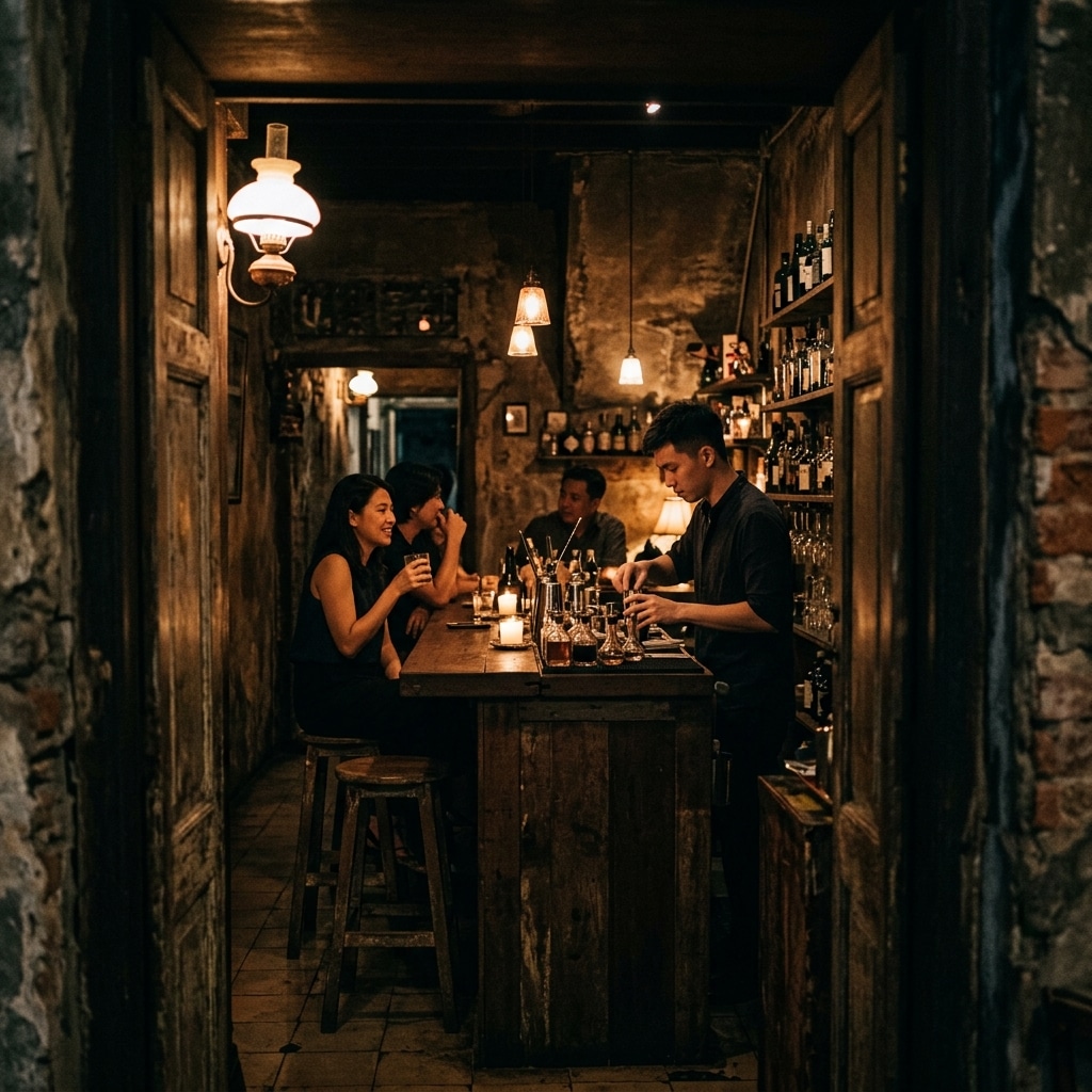 Backdoor bodega, a bar in george town, penang