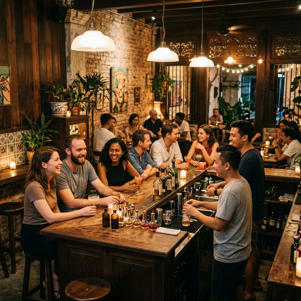 Nomad, a bar in george town, penang