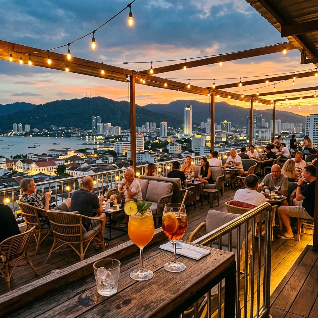 Sphere rooftop bar, a bar in george town, penang
