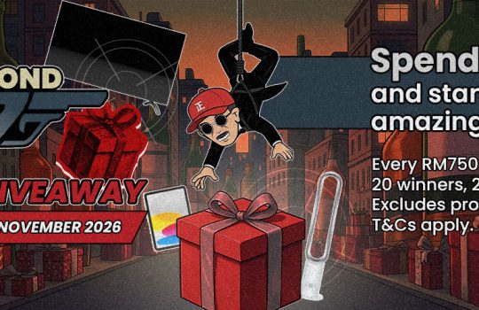 Chow Bond 007 Anniversary Giveaway banner